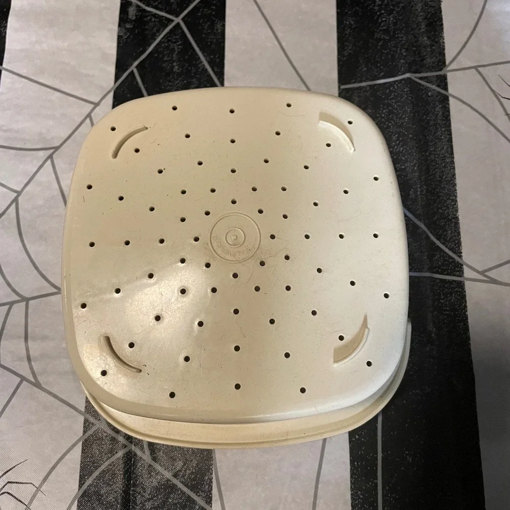 Vintage Tupperware Colander Strainer Kitchen Prep Produce‎ Washing Container